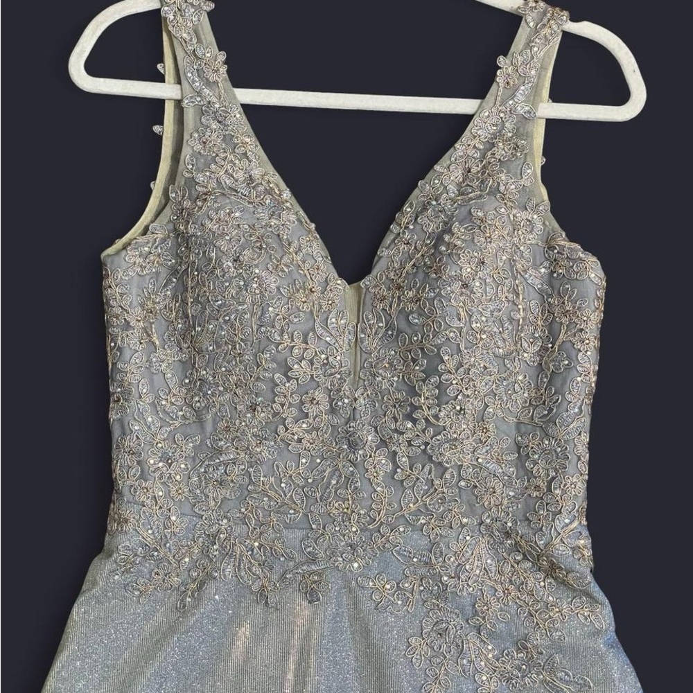 Elegant Beaded Evening Gown